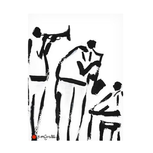 Trademark Fine Art Canvas Wall Art - Joachim McMillan 'Simple Band' Wall Art fo…