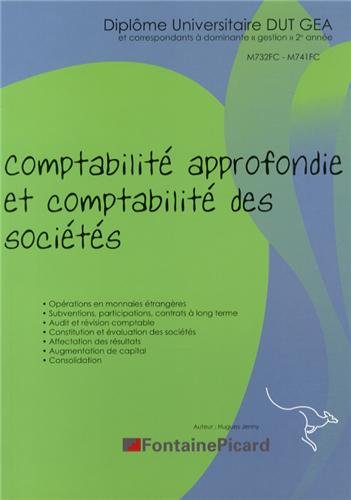 Comptabilité approfondie et comptabilité des sociétés