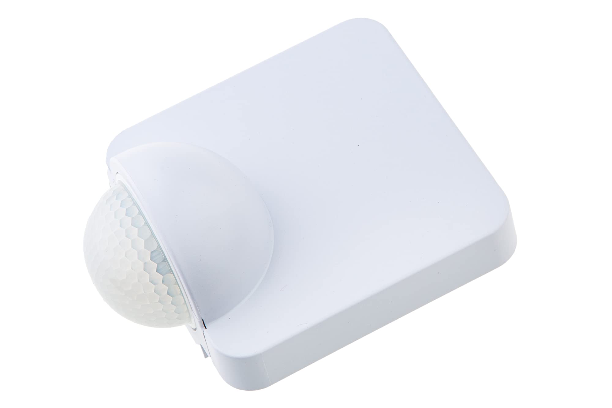 Huber Motion 80 White 180° Indoor/Outdoor Motion Sensor, 10m, IP65, 1200W, Infrared, Surface-Mounted