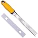 Yeeco Micro Cheese Grater Lemon Zester Stainless Steel Blades for Chocolate, Garlic, Ginger, Cinnamon, Citrus and Coconut with Cover and Ergonomic Non-Slip Easy-Grip Handle