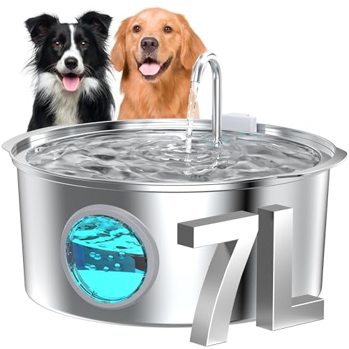 GROOKPET Large Dog Water Fountain