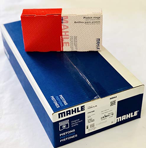 Mahle Powerstroke International HD Maxx Force Pistons & Rings compatible with 2008-2010 Ford 6.4L F250 F350 F450 F550 VIN: R (+.020 or 3.890" Bore)
