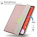 IVSO Keyboard Case for iPad Pro 12.9 2018-3rd Gen One-Piece Wireless Keyboard [Compatible Apple Pencil Charging] Auto Wake Sleep Case with Keyboard for iPad Pro 12.9 2018 (Not for 2017/2015) Rosegold