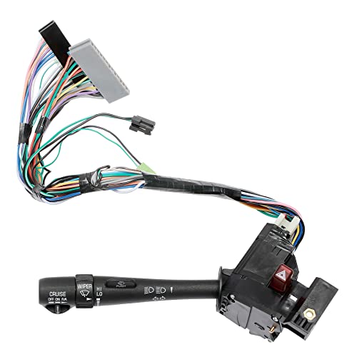 Multi-Function Turn Signal Switch – Replacement For 1999-2002 Chevy Silverado, Tahoe, GMC Sierra, Yukon (26100839, 3441937)
