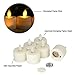 Pack of 12 Realistic and Bright Flickering Bulb Flameless LED Tea Light Fake Flameless Candles with Timer,Battery Operated Warm White with Dancing Flickering Bulb for Christmas/Wedding/Birthday Party