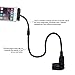 Long Arm Lazy Mobile Phone Gooseneck Stand Holder Stents Flexible Bed Desk Table Clip Bracket Cradle for Android Phone iPhone iPad Black