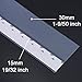 Cedmon 16 Ft Long Weather Stripping Self Adhesive Door Bottom Frameless Silicone Draft Stopper for Doors and Windows Insulation Soundproof Seal Strip (Translucent), 45mm Width (45mm)