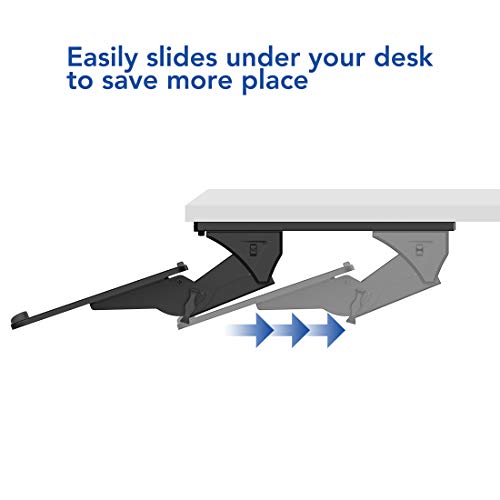 FlexiSpot Adjustable Computer Keyboard & Mouse Platform Tray Ergonnomic Under Table Desk Mount Drawer Shelf