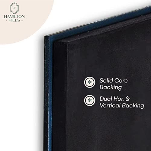 Hamilton Hills 30x40 inch Frameless Rectangular Mirror Large Polished