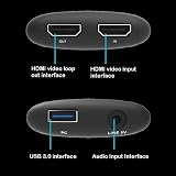 Y&H 4K Game Capture Card 4K30 1080P120Hz HDMI Pass-Through USB3.0 Low Latency view 2