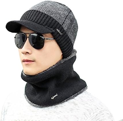 LEADERPAL Winter Warm Knitting Hats Wool Slouchy Beanie Hat Skull Cap