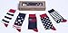 socks n socks-Men's 5-pair Cotton Patriot USA Socks American Flag Socks Gift