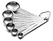 Bellemain Stainless Steel Measuring Spoon Set with D-Ring Holder, for Dry and Liquid Ingredients (6 piece set)