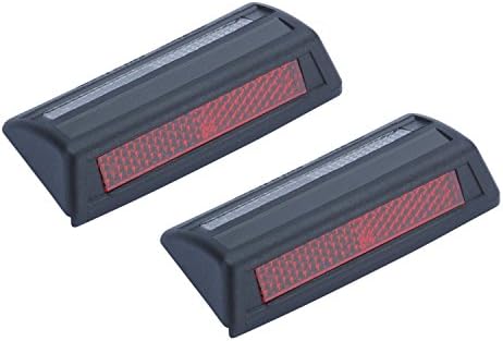 Richter 12110301 Car Door Guard Safety Driving 2Way Side Reflector Red White 2P