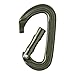 Fusion Climb Contigua II Military Color Edition Grooved Straight Gate Carabineer Ranger, Green