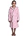 TowelSelections Girls Hooded Plush Robe Soft Fleece Bathrobe Made in Turkey