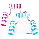 2 Pack Pool Float Hammock for Adults 4 in 1 Water Hammock Swimming Pool Floating