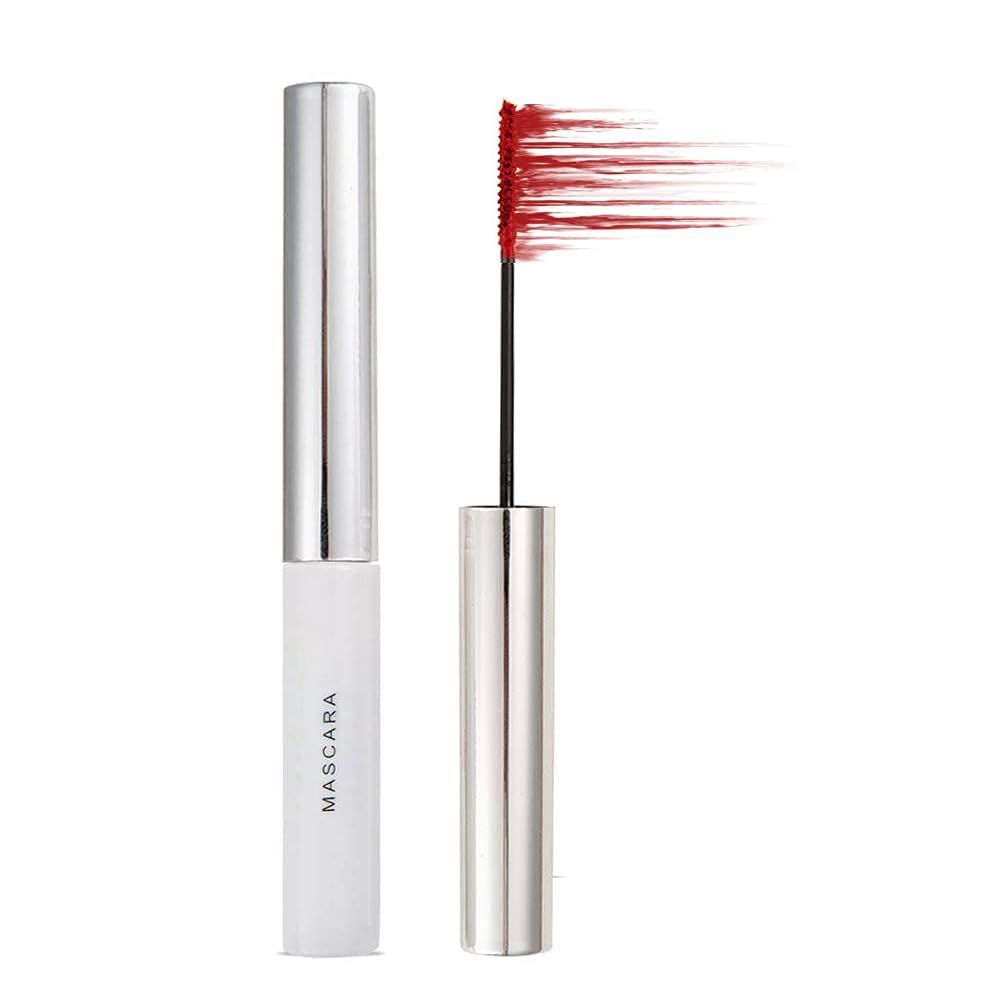 GL-Turelifes 12 Color Mascara Colorful Fiber Mascara Charming Longlasting Mascara, Thick & Long Eyelash Waterproof and Smudge-proof Eyes Makeup (#11 Crimson)