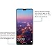[3-Pack] LUPAPA for Huawei P20 Pro Screen Protector Glass, [Shatter-Proof] [Anti-Scratch] [Bubble Free] 9H Hardness 0.26mm High Definition Tempered Glass Protective Film Original Touch Feeling