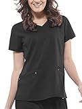 healing hands Purple Label Yoga Juliet 2245 V-Neck Scrub Top Stretch Side Panels