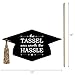 Hilarious Graduation Caps - Gold - Graduation Photo Booth Prop Kit - 20 Count
