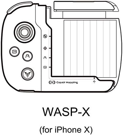 Ocamo FlyDiGi WASP One-Handed Gamepad Physical Connection CapAir Mapping Joystick for PUBG Mobile Game Controller for iPhone WASP-X