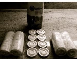 DisposaCup Lids - 100 Disposable Replacement Lids for Use with Any Keurig K-cup packs - BOX of 100