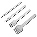 Yingte US. Leathercraft Punch Leather Craft Punch Stitching Hole Tools [4 in 1] (4mm)