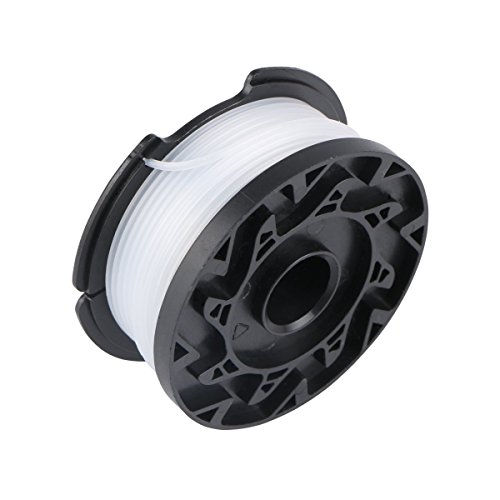 Aunifun String Trimmer Spool and Line, 30ft 0.065" Trimmer and Edger Replacement for Autofeed BLACK+DECKER, 9 Pack (8 Replacement Spool, 1 Spool Cover Cap)