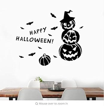 Meaosy Decoracion Para El Hogar Feliz Halloween Bruja Murcielagos