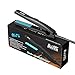 BERTA 0.5 in Mini Hair Straightener Ceramic Tourmaline Hair Flat Iron for Travel, Black