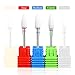 Ceramic Nail Drill Bit, River Lake Professional USA Electric Nail Drill Bits for Acrylic Nails, Safety Cuticle Clean Gel Remove, 3/32