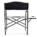 Timber Ridge Directors Chair with Side Table Aluminum Frame Portable Lightweight Folding Camp Chair for Outdoor Camping, Patio, Lawn, Garden, Support 300lbs