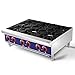 Commercial Countertop Hot Plate - KITMA 36 Inches 6 Burner Liquid Propane Range - Restaurant Equipment for Soups, Sauces