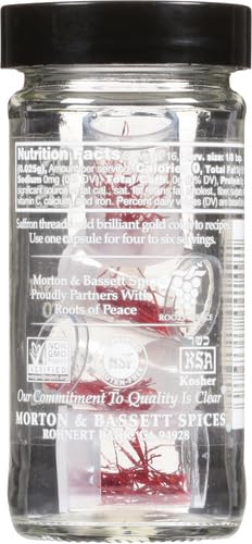 MORTON & BASSETT, SAFFRON THREADS, 0.01 OZ