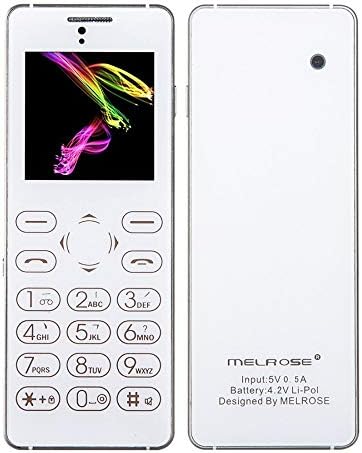 Téléphone portable Melrose T1, Bluetooth,Fm, Argent