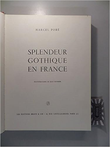 Amazonfr Splendeur Gothique En France Pobe Marcel Livres - 