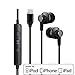 Gopala MFi Certified Lightning Earphones/Headphones for iPhone 7, in Earbuds with Stereo Mic&Remote Control, Compatible with iPhone, iPod and iPad