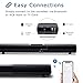 Sound Bars for Tv with Remote Control 2.1 Wired & Wireless Built-in Subwoofers,Stereo TV Speakers,3D Home Theater Surround Sound,5 Equalizer Modes Soundbar for TV/PC/Phones/Tablets (Black)thumb 2