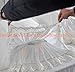 Queen's House White Pillowcases Vintage Farmhouse Crochet Pillow Cover Queen Shams Set of 2-Style F