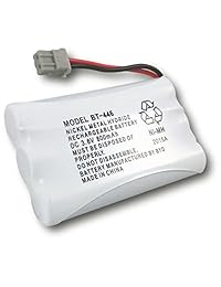 Uniden BBTY0504101 modelo BT446 original OEM Uniden enviado con teléfonos Uniden, número de pieza BBTY0504101, batería de teléfono móvil recargable de metal hidruro de níquel, equivalente a Uniden BT909, BT1005 y BT504; compatible con WHAM; DC 3,6 V 800 m