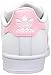 adidas Originals Kids' Superstar Sneaker, White/Light Pink/ Metallic Gold, 5