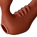 Cloud 9 Novelties Premium Vibrating Strapless Strap-on Realistic Dildo Kit, Brownthumb 4