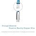 3Pack Elktry(TM)6Ft Fast Charging Cable Data Transfering Charger for Samsung Galaxy S7 S6 Edge Note 5 4 3 LG HTC and More Android Smartphones(Baby Blue)