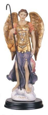 5 Inch Archangel Raphael Holy Figurine Religious Decoration Statue