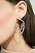Face Earring Set-Mookoo 3 Pair Gold Tone Hypoallergenic Earrings for Girls Teens Women Earrings Including Hollow Face Hand Shape Gold Statement Earrings