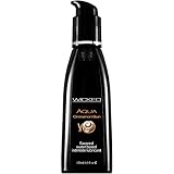 Wicked Lubes Sensual Care Aqua Lubricant, Cinnamon Bun, 4 Fluid Ounce