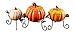 Pumpkin Table Centerpiece Bowl Set Thanksgiving Harvest Fall Home Kitchen Decor 4 Pcs