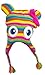Best Winter Hats Adult/Teen Knit Cartoon Animal Ear Flap Hat-Striped Character