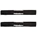 Islanders 27 Inch Aero Flat Roof Rack Pads (2 Piece), Black Aero Flat 27 in, 27 Inches